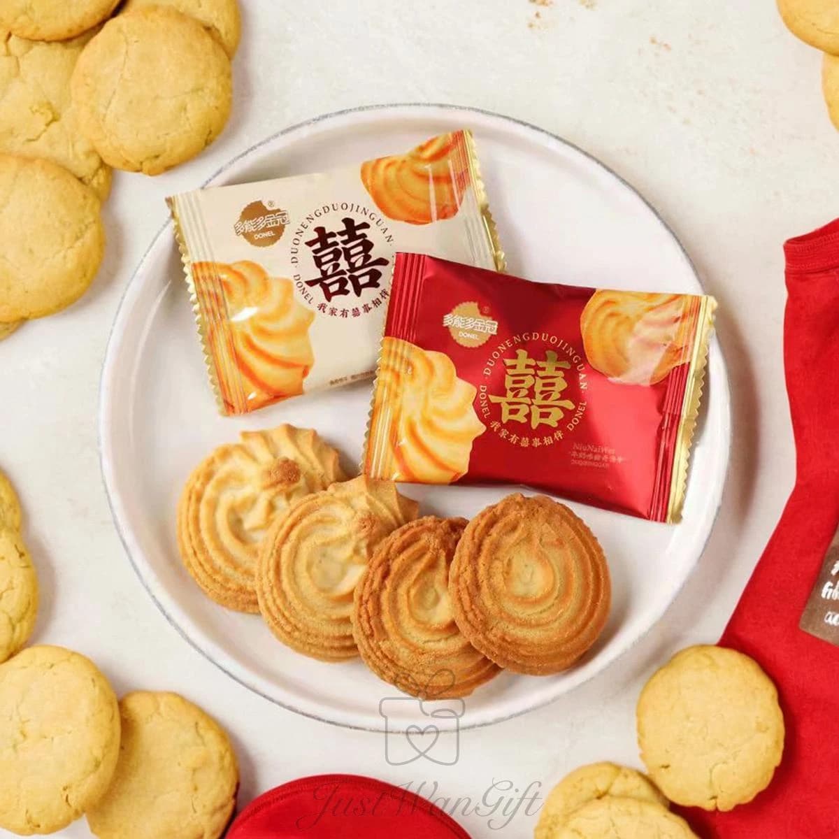 "Double Happiness" Milk Cookies