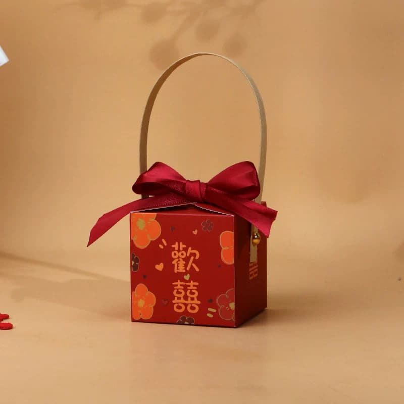 "Double Happiness" Joyful Wedding Favor Box