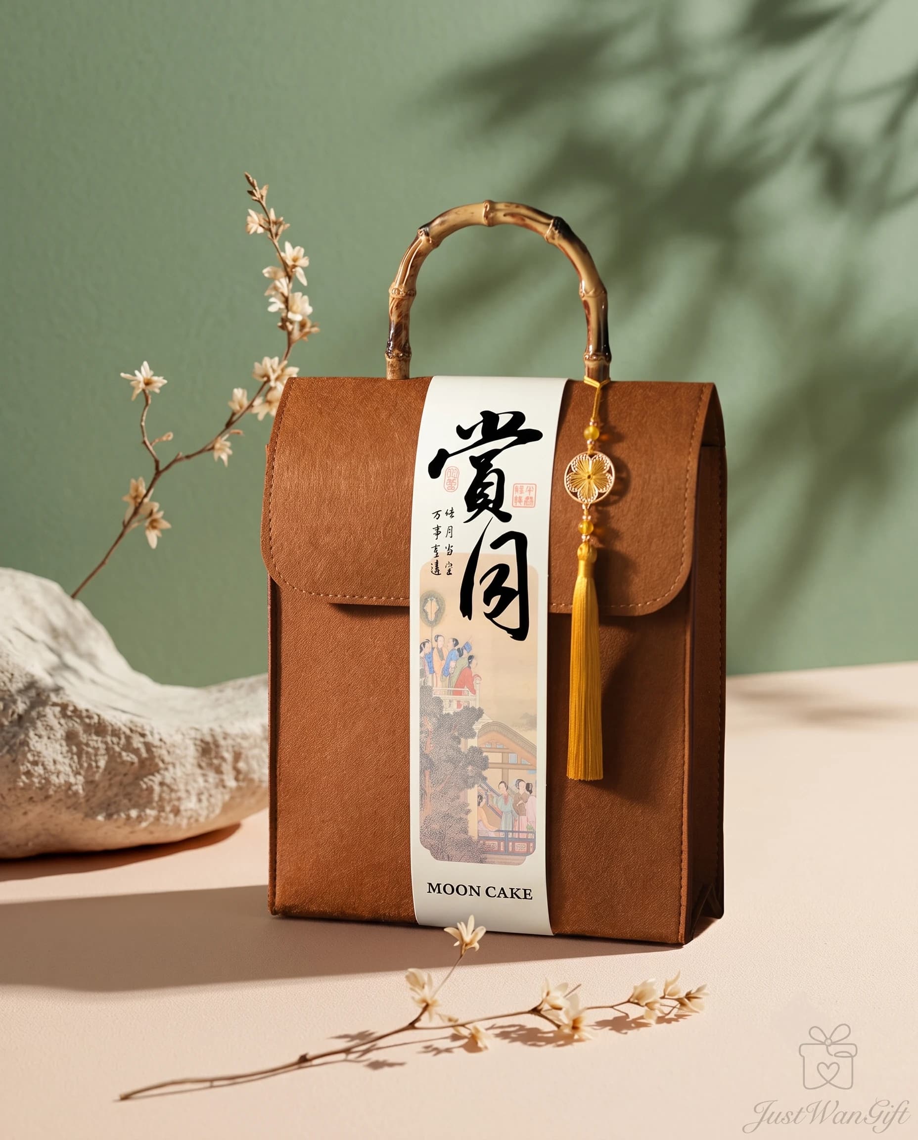 Bamboo Handle Tote
