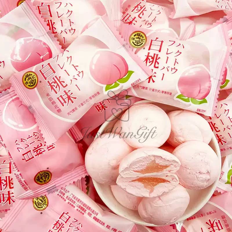 White Peach Flavored Marshmallow